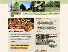 Tablet Screenshot of alabamapecangrowers.com